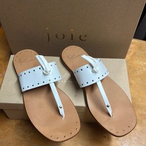 Women’s- Joie A La Plage, BAELI STUD, sandal, white, EU size 38, US size 7.5